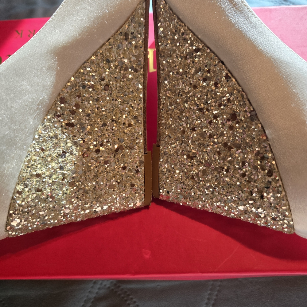 Kate Spade Sparkle Wedges 6.5 Gorgeous 🥰 - Picture 15 of 16
